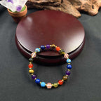 Huaxia Treasures Amethyst, Tiger Eye & Lapis Bracelet - Wealth, Success & Balance