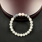 Huaxia Treasures Love & Serenity Bracelet - Jade & Rose Quartz Blend