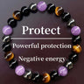 Amethyst & Tiger Eye Crystal Bracelet | Women’s Accessory