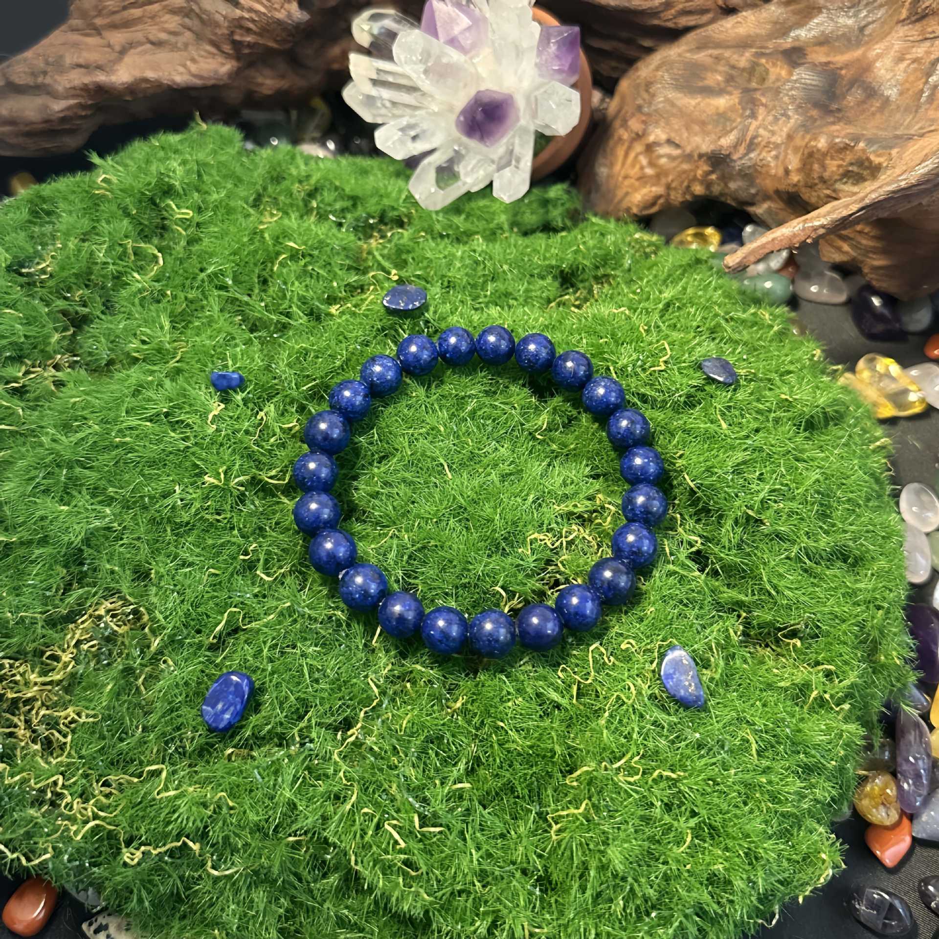 Huaxia Treasures Serenity & Success Bracelet - Lapis Lazuli Gemstone Jewelry