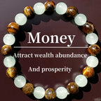 Huaxia Treasures Wealth & Success Bracelet - Tiger Eye & Aventurine Jade Design
