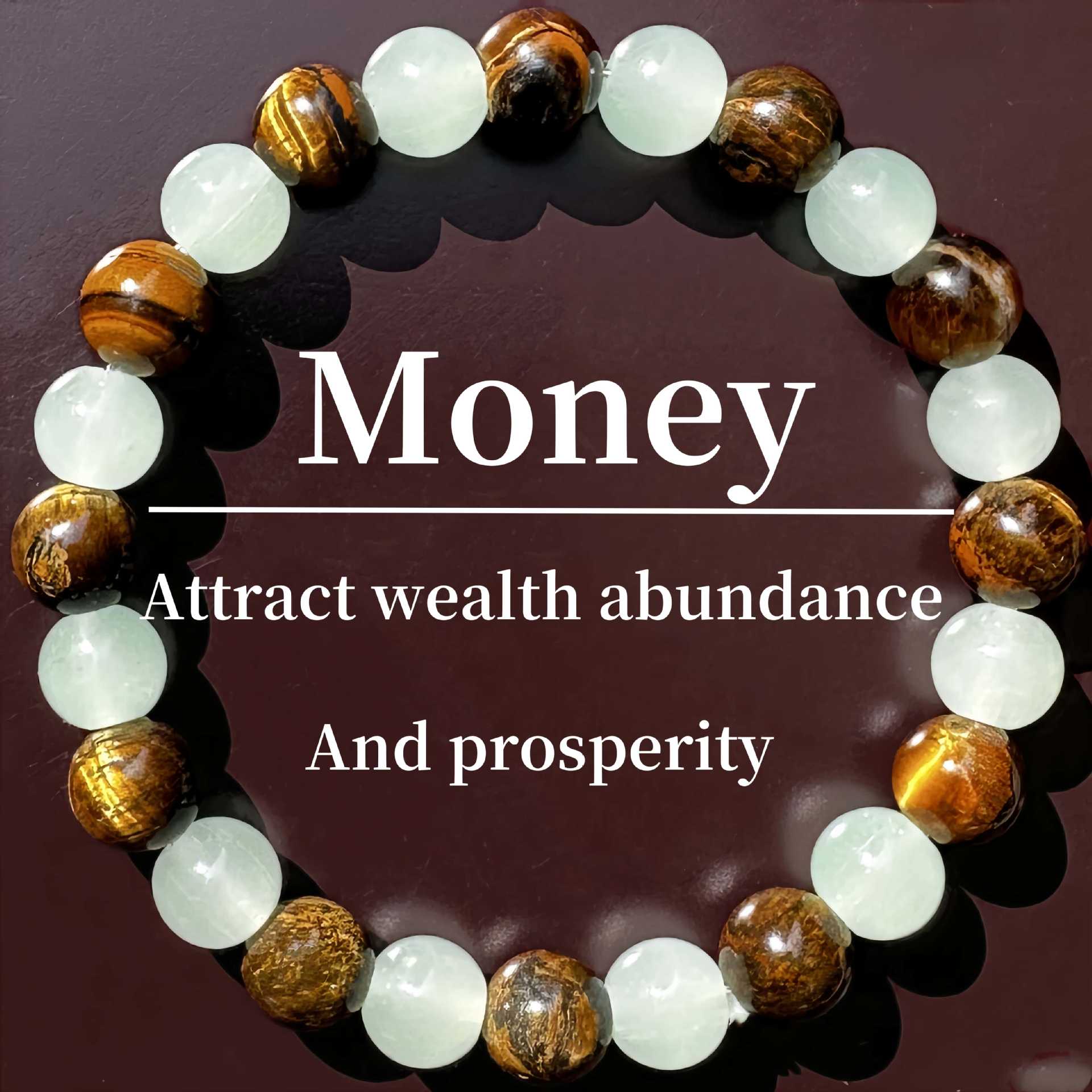 Huaxia Treasures Wealth & Success Bracelet - Tiger Eye & Aventurine Jade Design