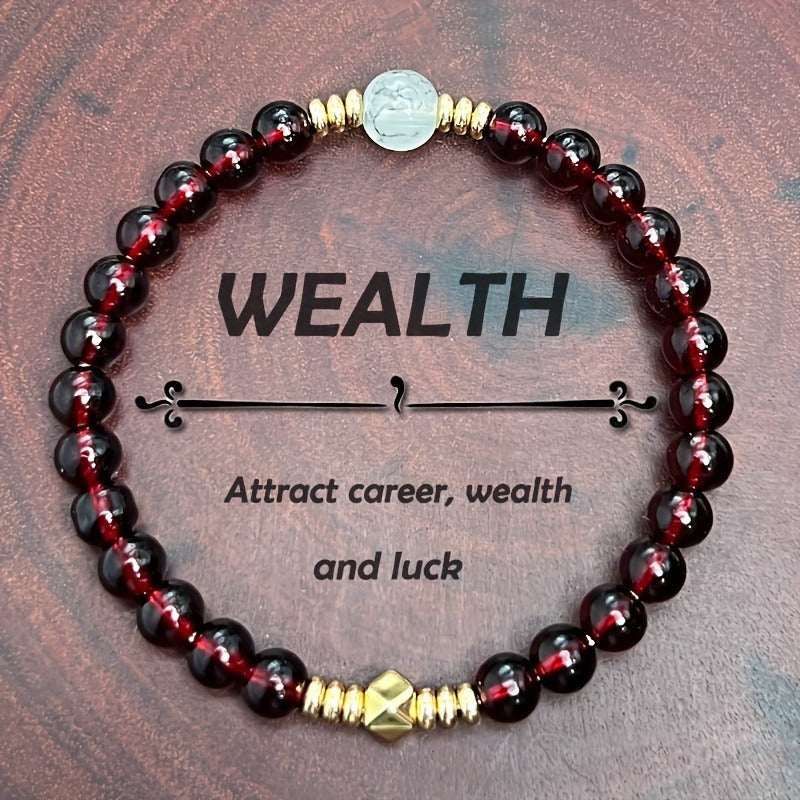 Red Agate Bracelet - Daily Wear Gemstone Jewelry
