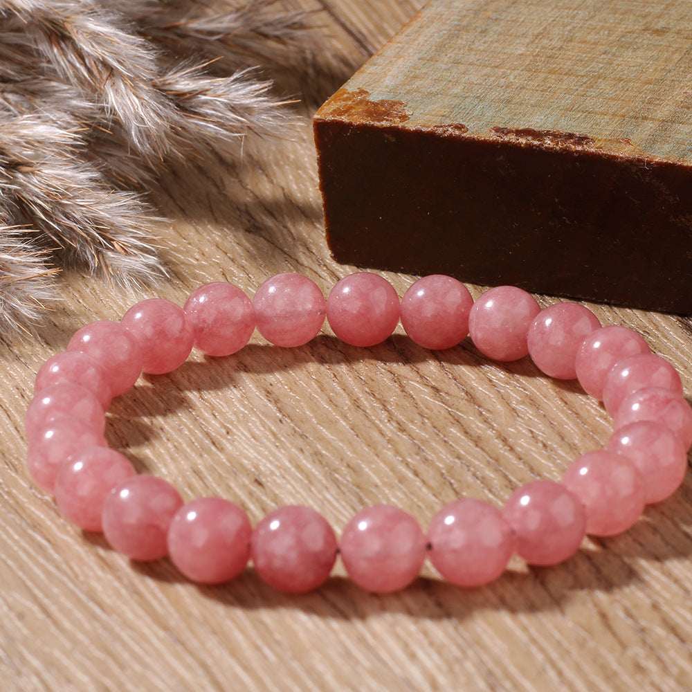 Rose Quartz Gemstone Bracelet - Women's Collection