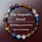 Huaxia Treasures Amethyst, Tiger Eye & Lapis Bracelet - Wealth, Success & Balance