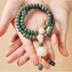 Buddha Stones Lotus Cyan Bodhi Seed Success Bracelet Bracelet BS 1