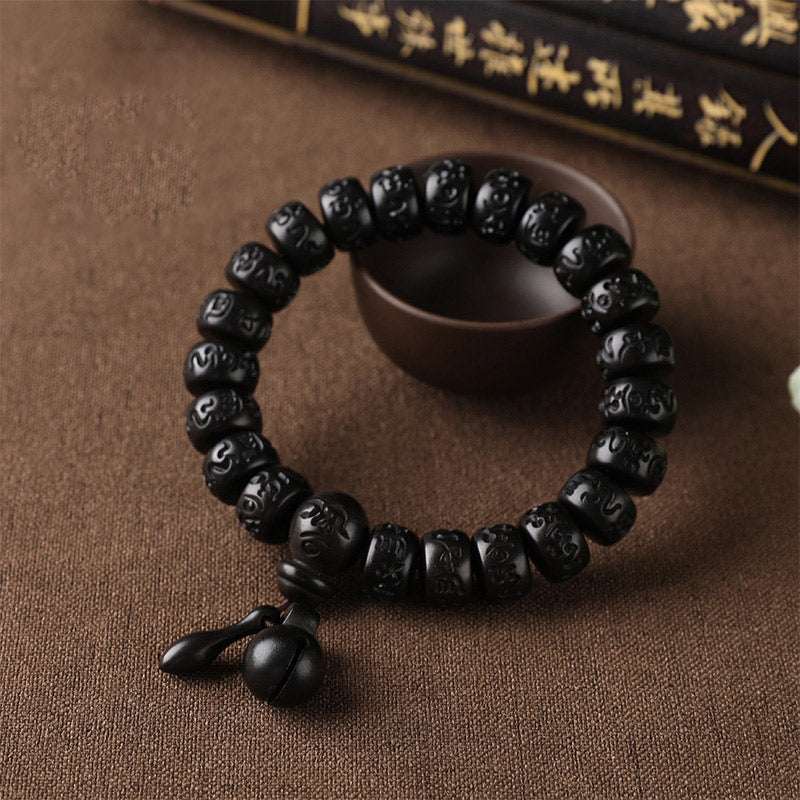 Buddha Stones Tibetan Lightning Strike Wood Protection Bracelet Bracelet BS 4