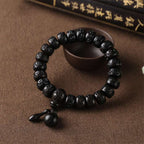 Buddha Stones Tibetan Lightning Strike Wood Protection Bracelet Bracelet BS 4