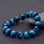 Buddha Stones Blue Tiger Eye Protection Bracelet Bracelet BS 8