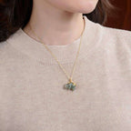 Buddha Stones 925 Sterling Silver Jade Elephant Blessing Fortune Necklace Chain Pendant Necklaces & Pendants BS 2