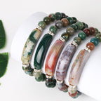 Buddha Stones Natural Quartz Love Heart Healing Beads Bracelet Bracelet BS 6