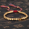 Women's Buddha-Inspired Tibetan Copper Beads Bracelet - Huaxia Treasures Crystal Gift