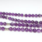Buddha Stones Natural Amethyst Purification Mala Bracelet Bracelet BS 9