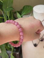 Rose Quartz Gemstone Bracelet - Women's Collection