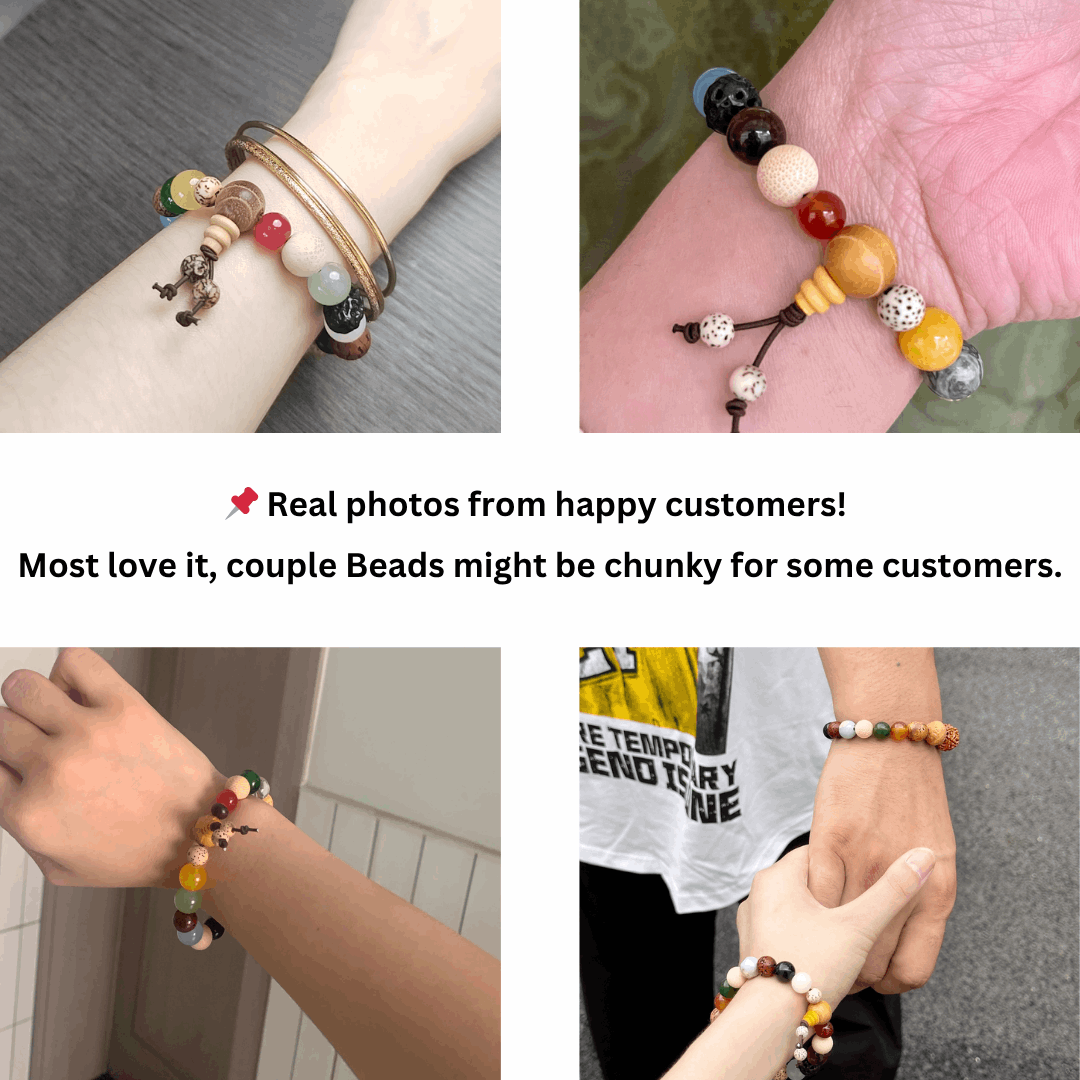 Natural Bodhi Seed Meditation Bracelet for Success and Mindfulness