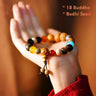 Buddha Bodhi 18-Bead Bracelet - Unisex Accessory